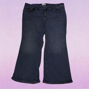 Lane Bryant Dark Blue Flare Jeans